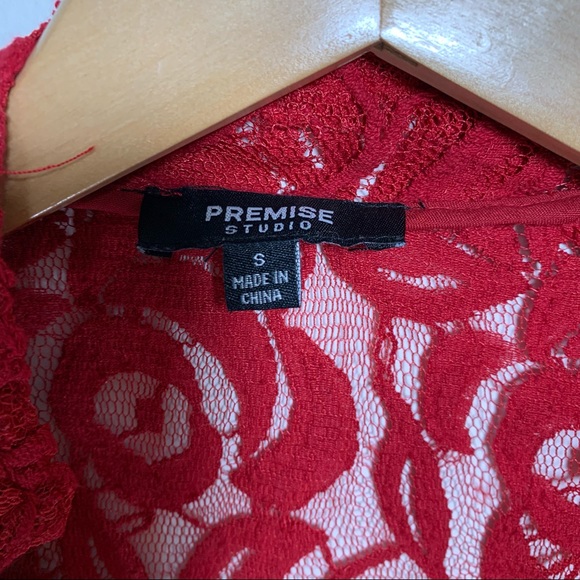 PREMISE STUDIO open jacket red - Picture 7 of 10